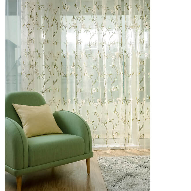Leaf Pastoral Polyester Woven Fabric Wholesale Supplier 5